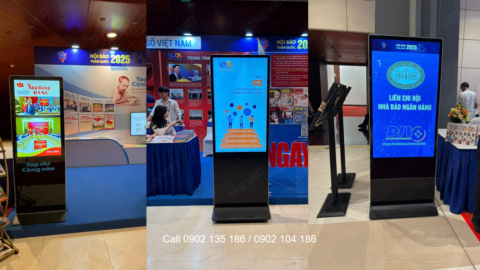 Cho thuê standee điện tử 55 inch chính hãng giá rẻ